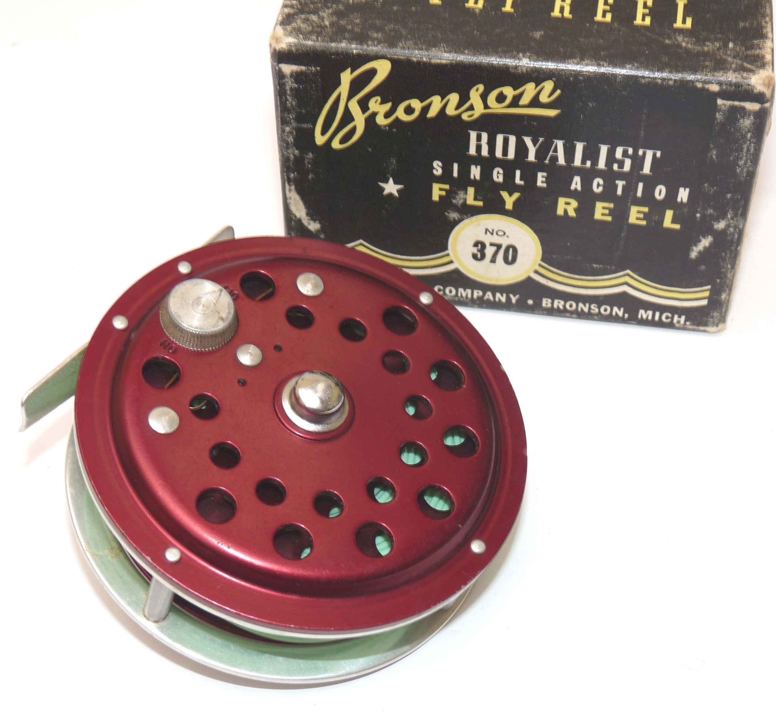 Bronson, USA Royalist 370 lightweight alloy fly reel & original box - Image 2