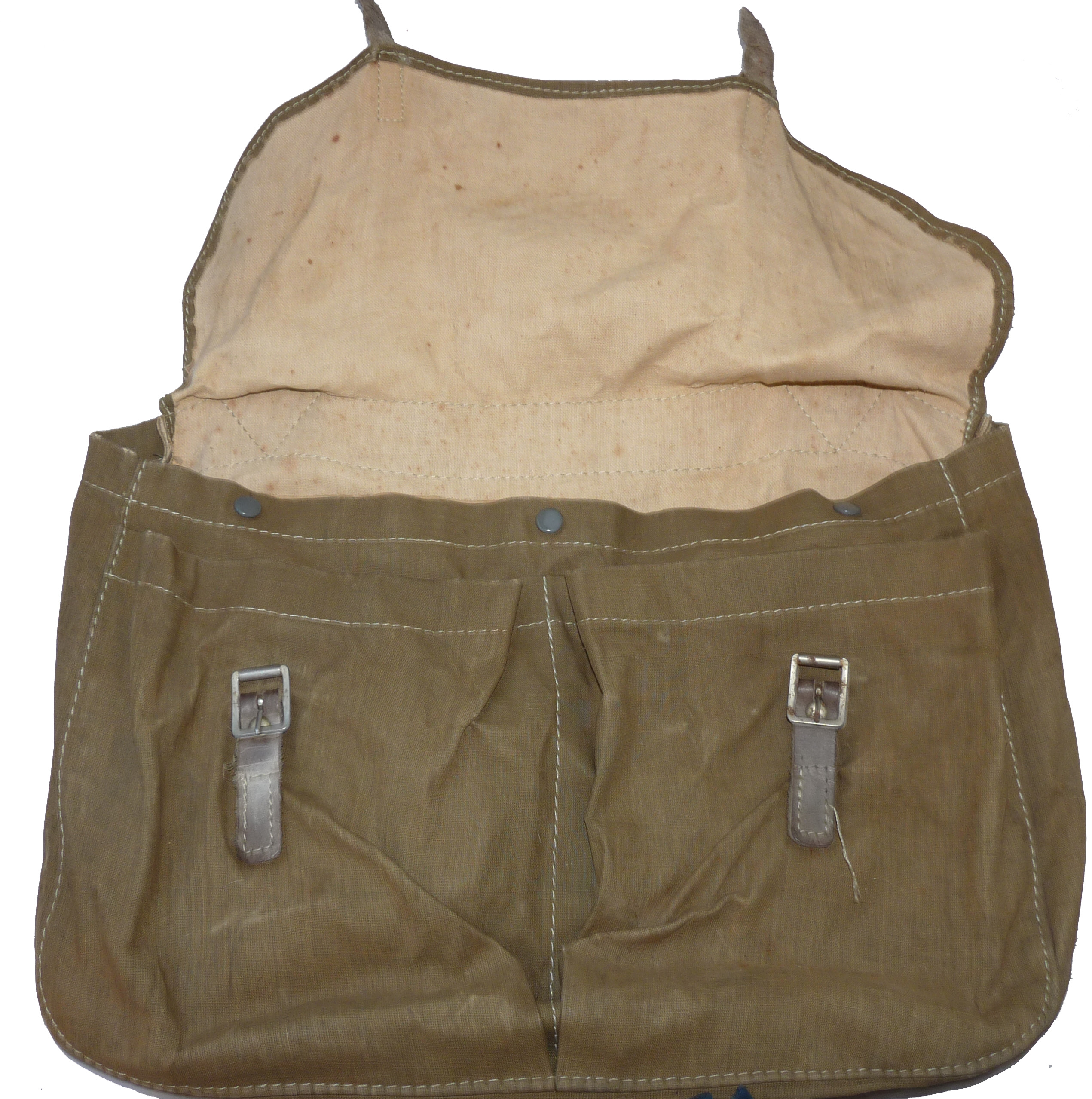 Vintage canvas fishing bag with removable liner walking hiking fly fishing