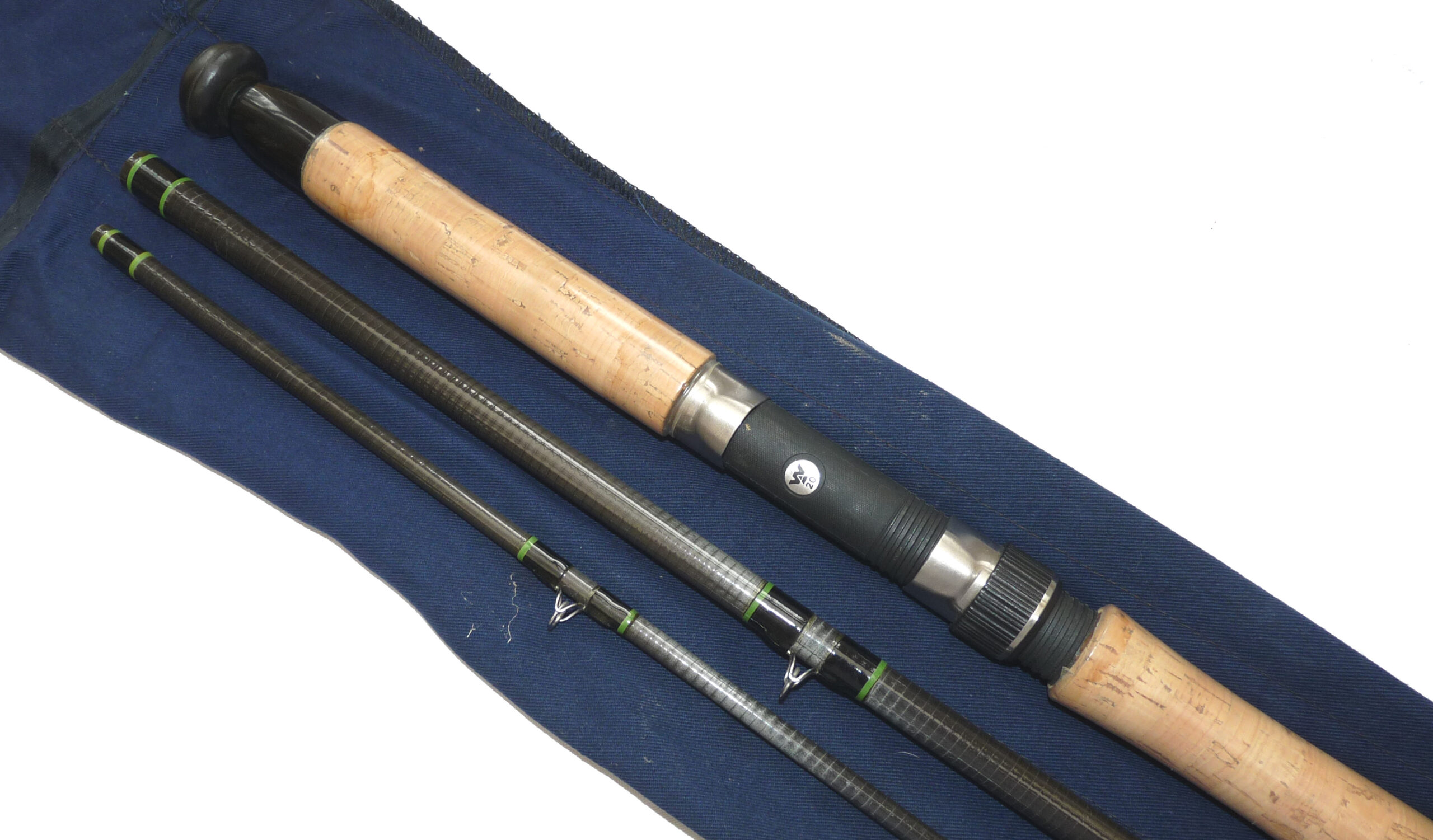 McHardy of Carlisle Harrison 14' 3 pce carbon Salmon fly rod #10, mint with bag - Image 2