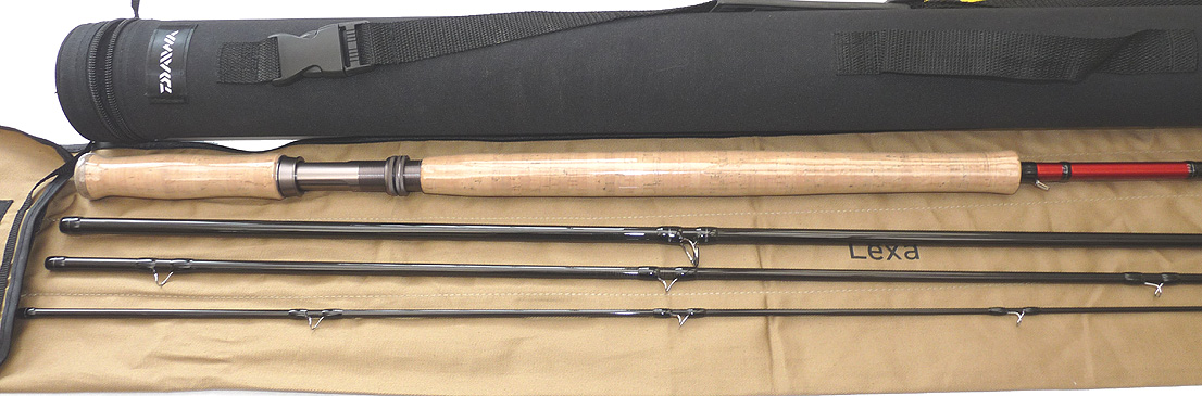 Daiwa Lexa 13' four piece carbon salmon fly rod Alconite guides #9NWT bag tube - Image 3