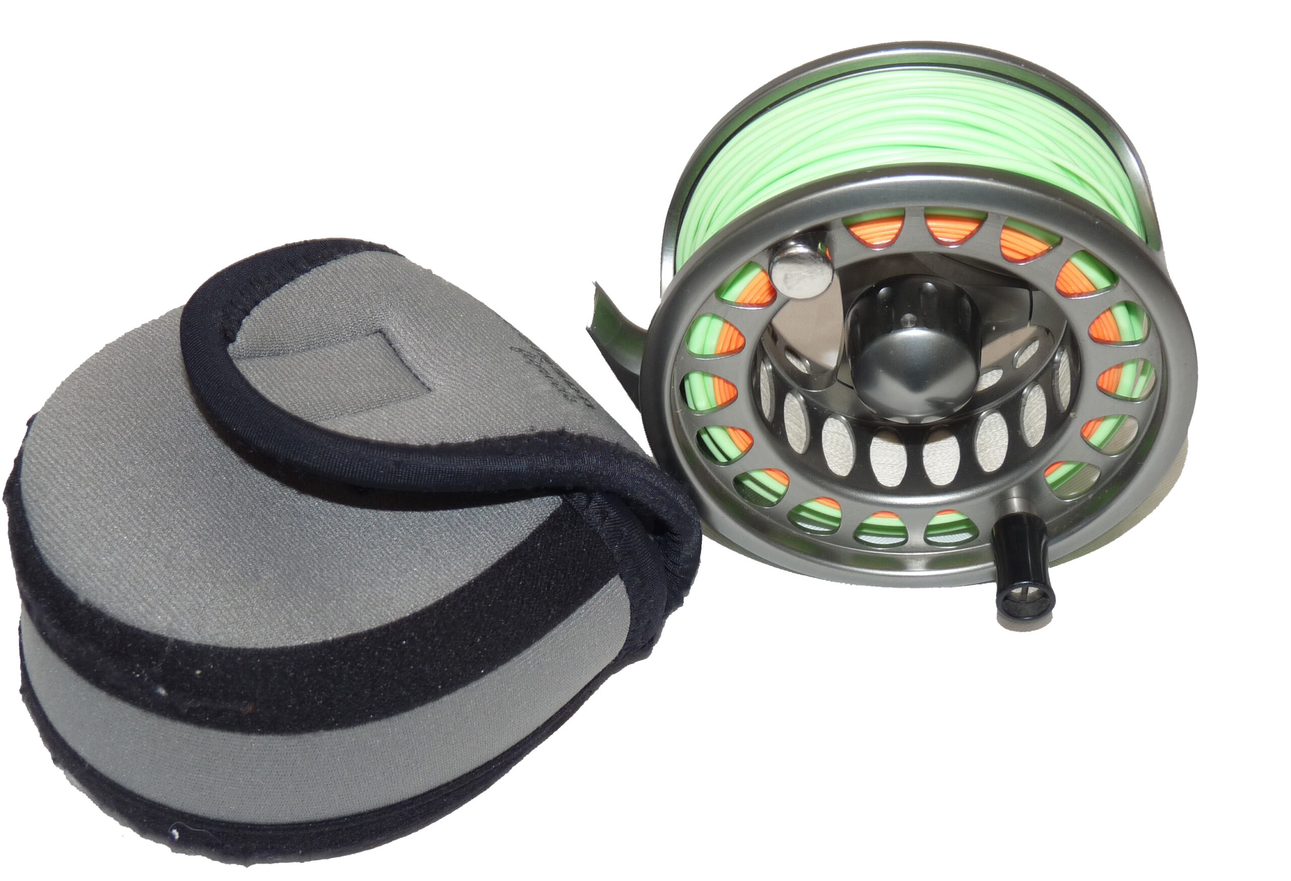 Danielsson L5W6Nine large arbour fly reel with Equalizer Switch Spey line #8/9 and backing