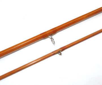 Alternative view of Davenport & Fordham “The Ivens Ravensthorpe Rod” 9’ 4” split cane trout fly rod