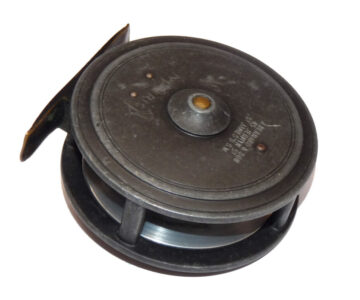 Alternative view of J Bernard 45 Jermyn St London 3" vintage alloy fly reel by Dingley