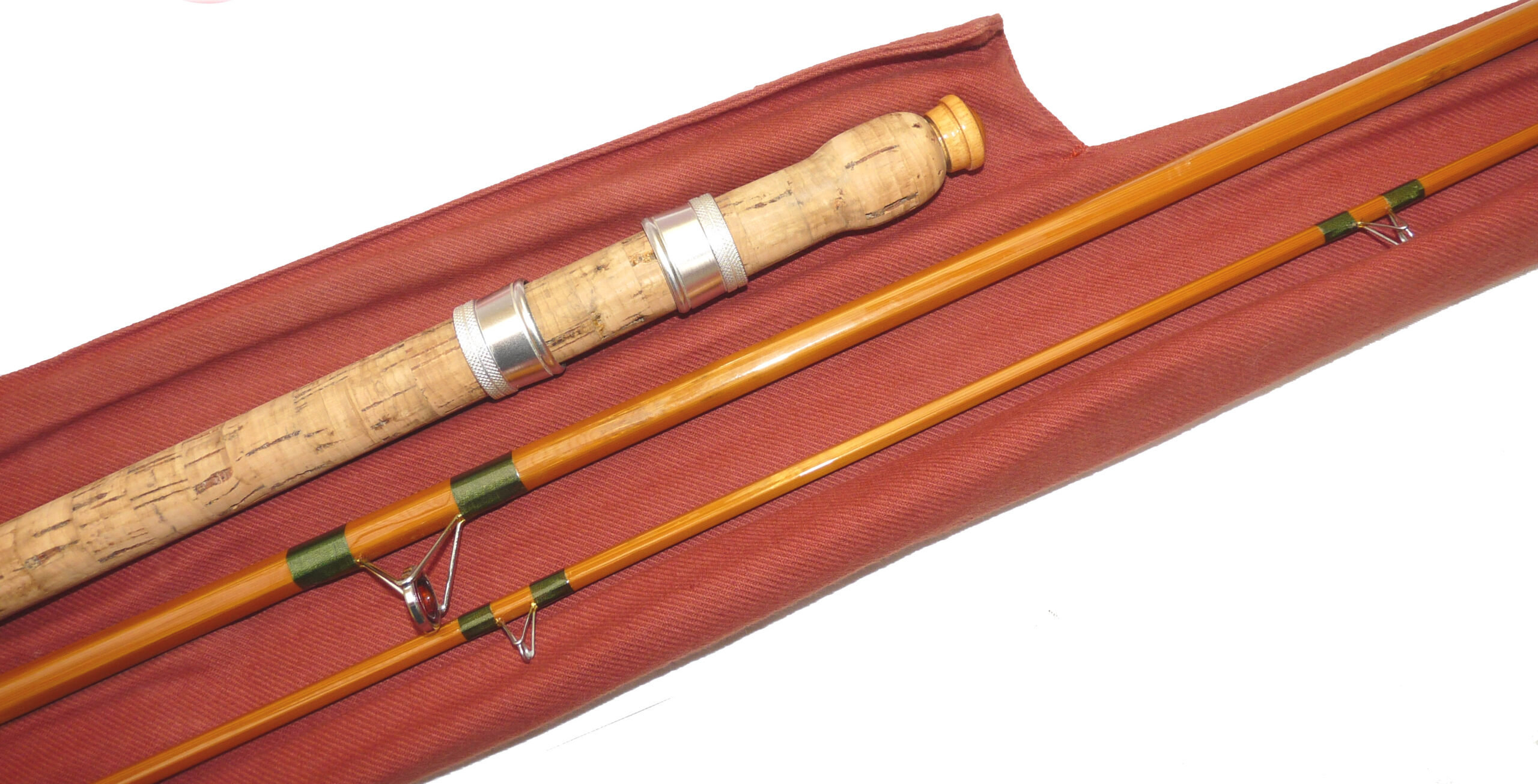 Edward Barder Kennet Perfection 11' 4" two piece with detachable butt split cane fishing rod with bag - Image 4