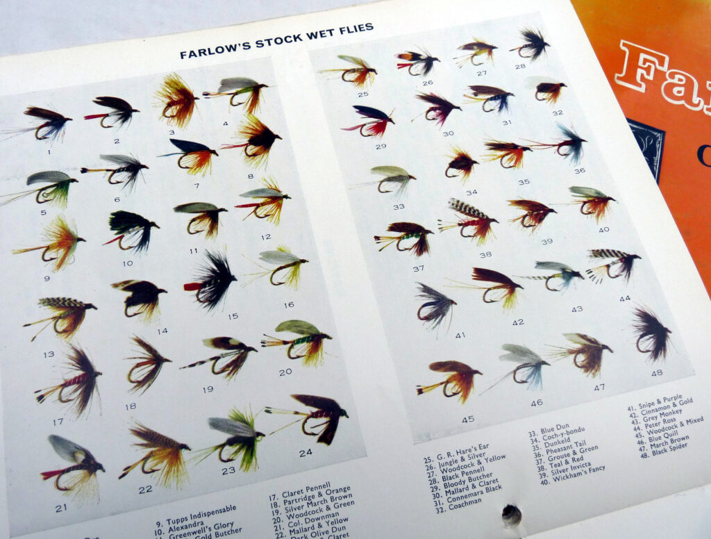 Alternative view of Farlow London fishing tackle catalogues 1968-69 great collector reference
