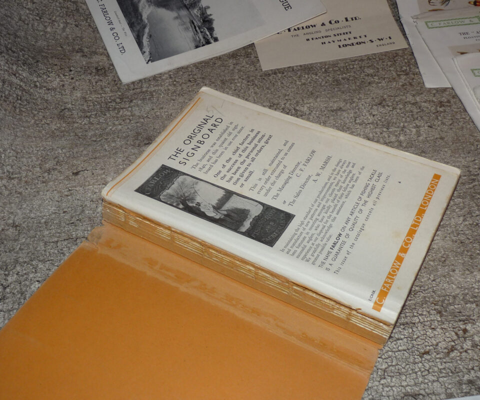 Alternative view of C Farlow & Co Ltd London 94th ed anglers guide or catalogue,+ 2 x 1966 salmon trout catalogues