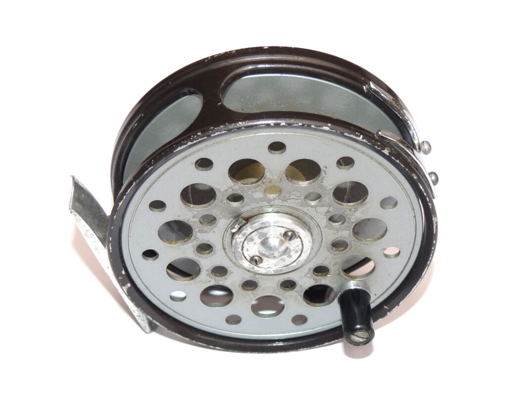 Farlow London Serpent 3.5" vintage alloy trout fly reel use or collect c 1960's