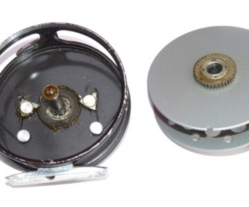 Alternative view of Farlow London Serpent 3.5" vintage alloy trout fly reel use or collect c 1960's