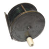 C Farlow antique 3.75" wide drum salmon fly reel c1890