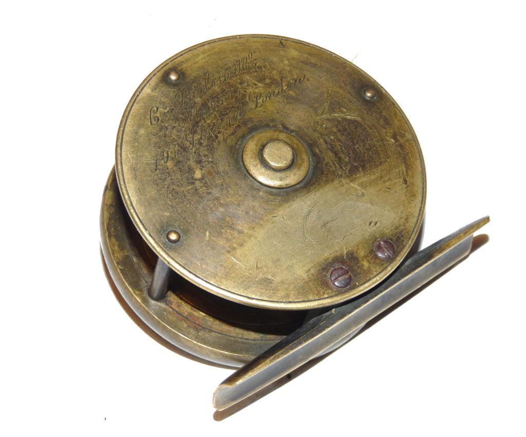 Farlow 191 Strand London 2.5" all brass trout fly reel in fine working condition - Image 3