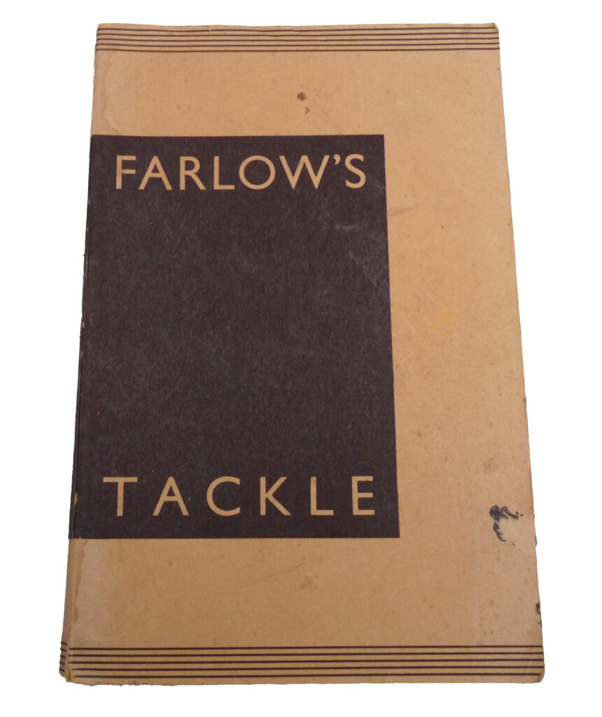 Farlow London Centenary Anglers guide catalogue 1840-1940 collectors reference