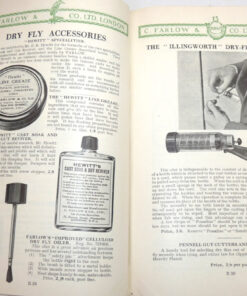 Alternative view of Farlow of London 1930's anglers guide catalogue illustrated for collectors