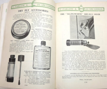 Alternative view of Farlow of London 1930's anglers guide catalogue illustrated for collectors
