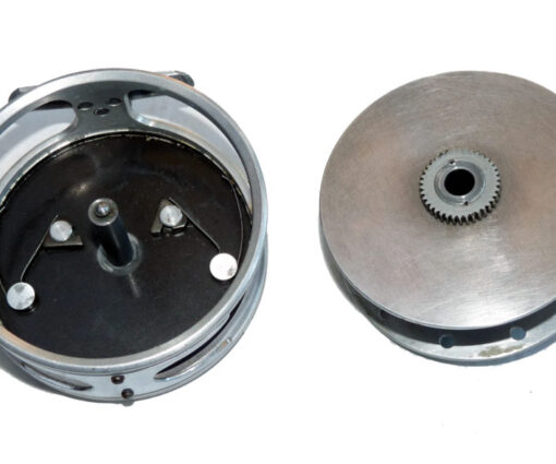 Alternative view of Farlow Serpent 4" alloy salmon fly reel with custom paint finish