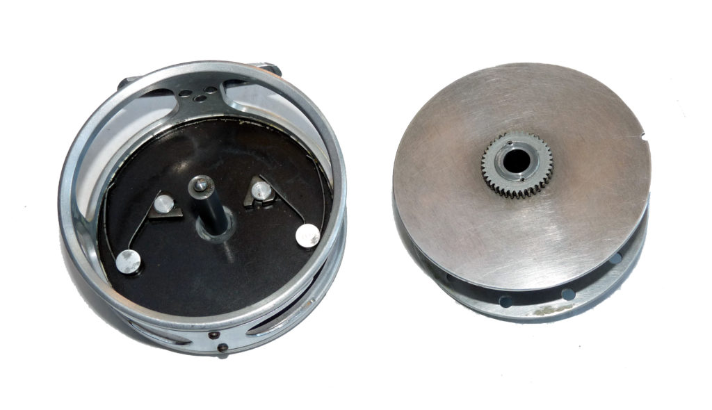 Alternative view of Farlow Serpent 4" alloy salmon fly reel with custom paint finish