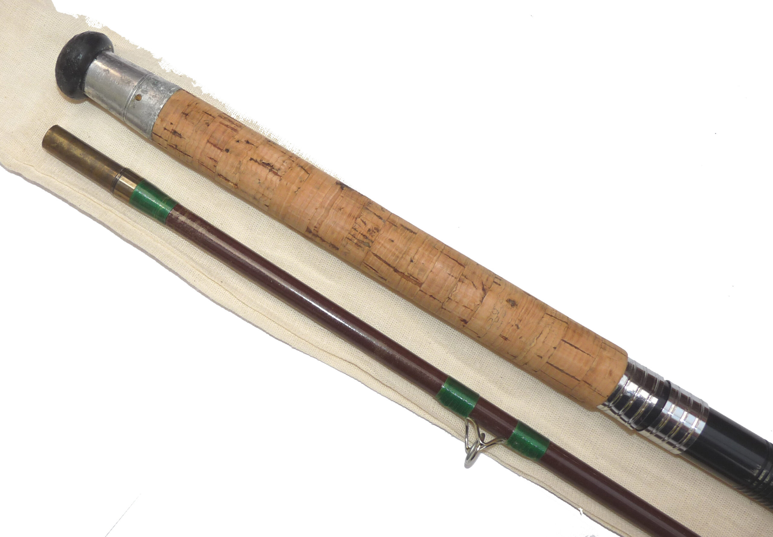 Carter & Son, Royal Exchange, London 8’9”, 2 piece hollow fibreglass spinning rod in fine condition - Image 3