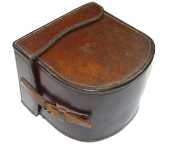 C Farlow & Co Leather D Case for large Malloch side cast reels