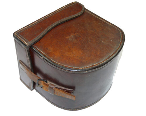 C Farlow & Co Leather D Case for large Malloch side cast reels
