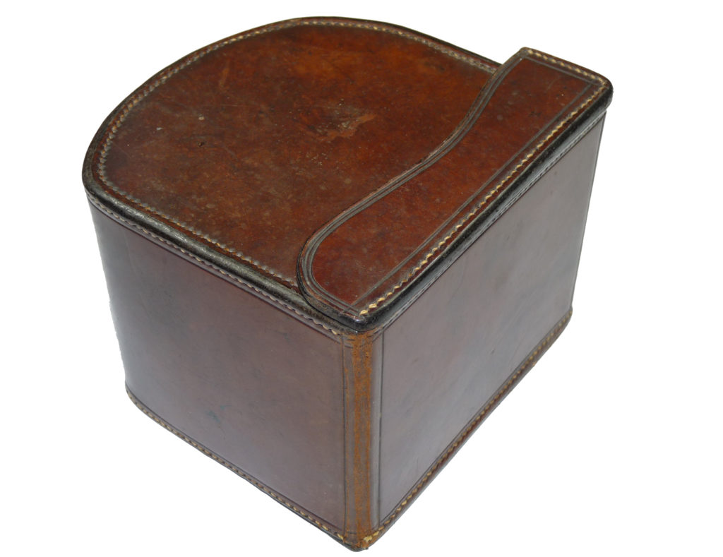 C Farlow & Co Leather D Case for large Malloch side cast reels - Image 4