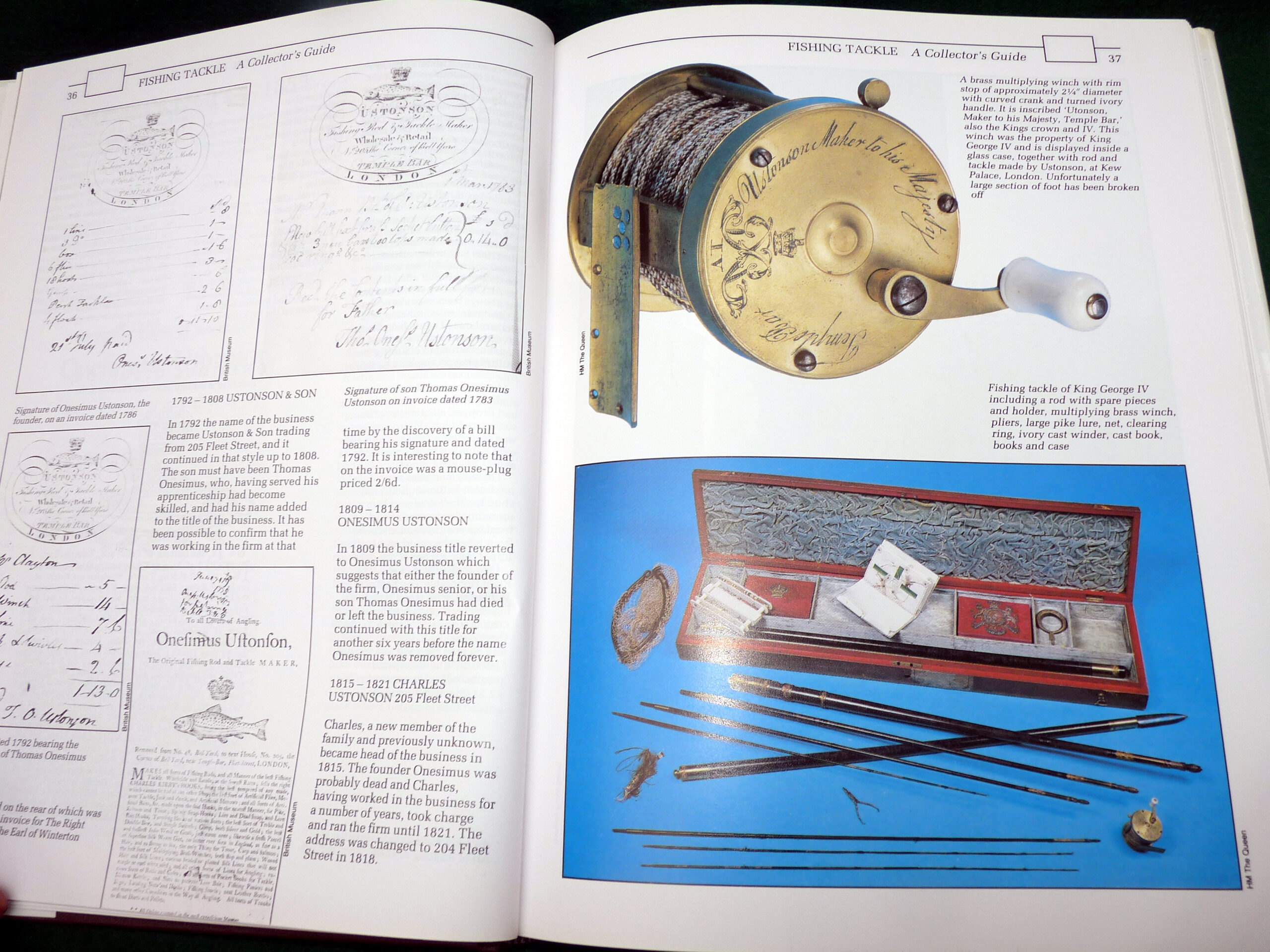 FISHING TACKLE A Collector's Guide by Graham Turner, 1989 1st Edition, hardback book with dust jacket, 384 pages - Image 2