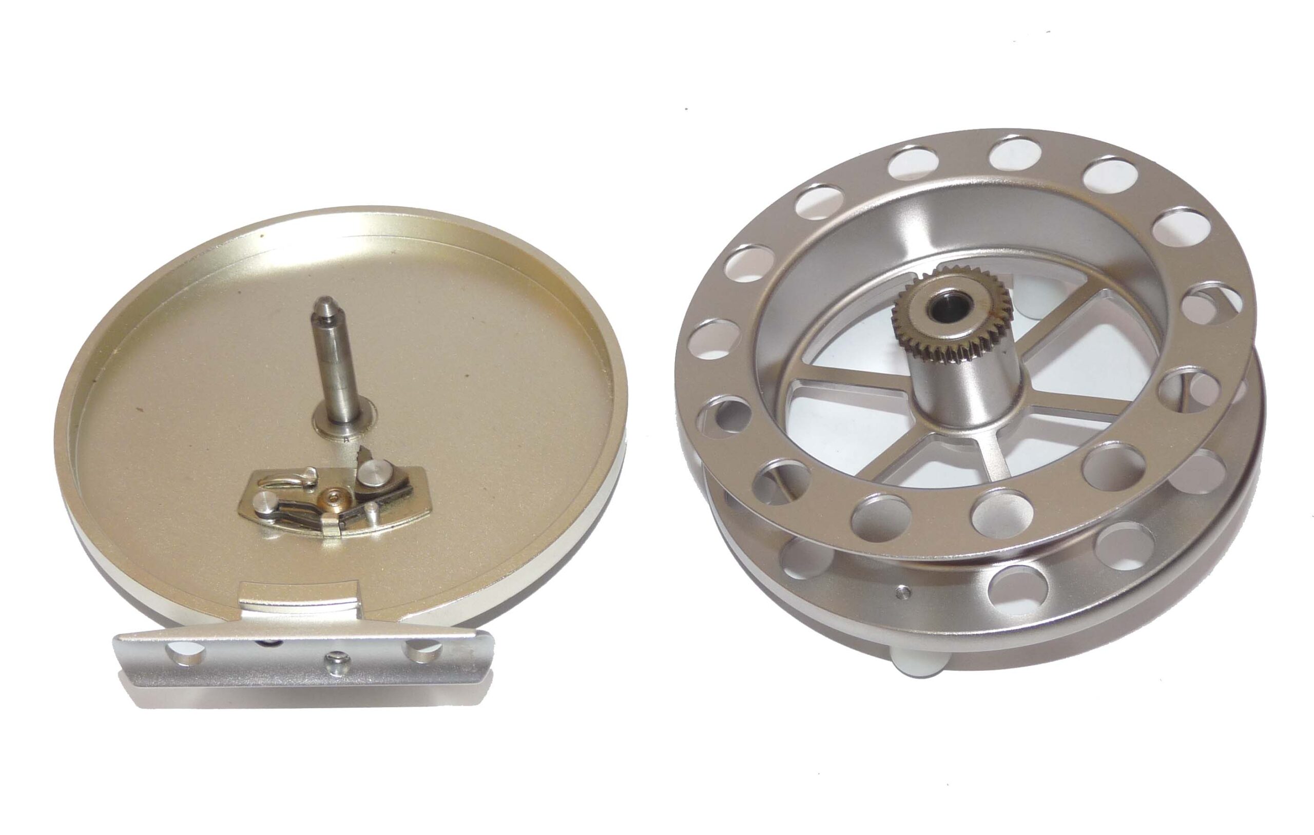 Greys Bewick 4" centrepin trotting reel & case, read the John Bailey story below - Image 2