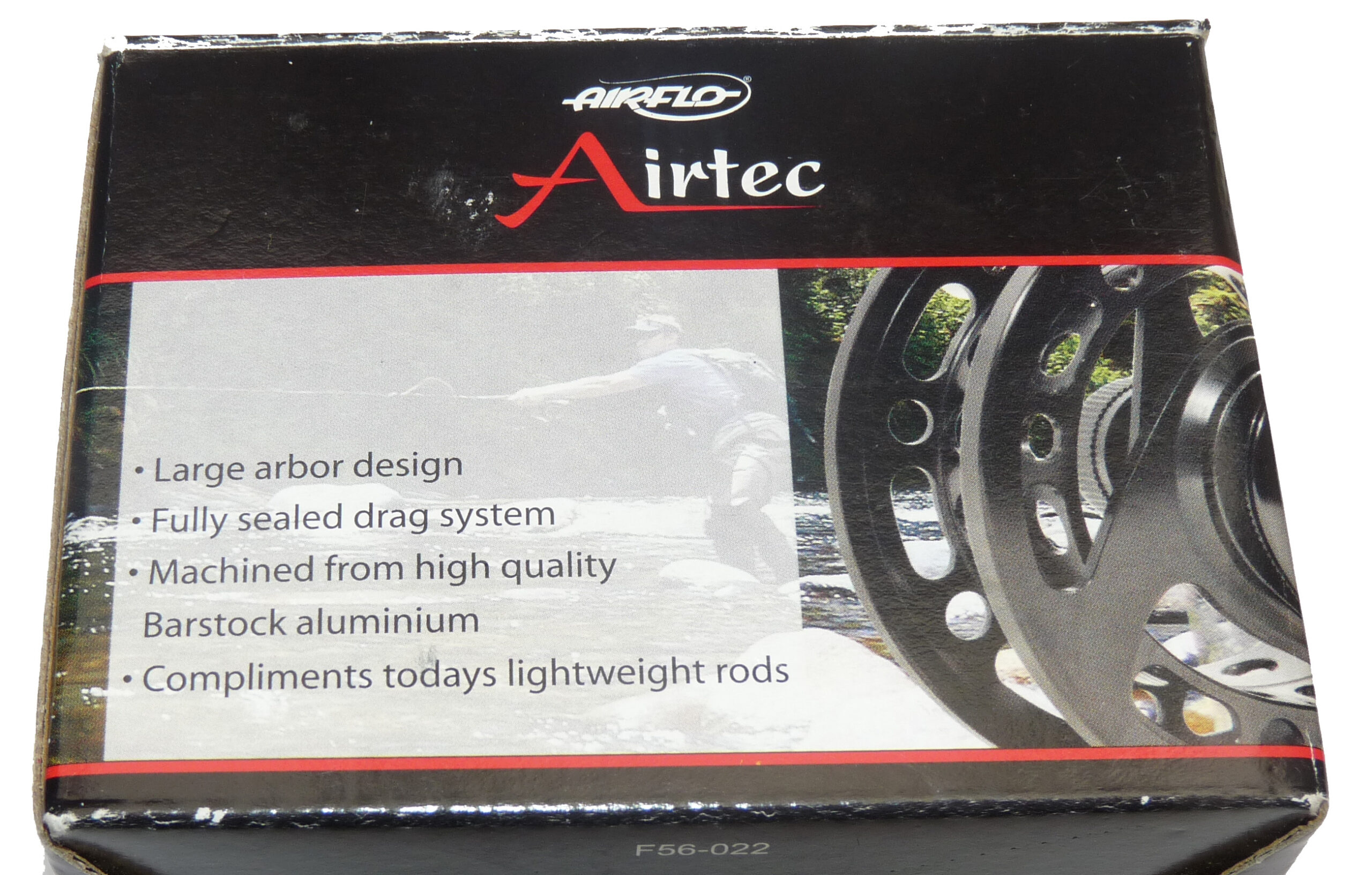 Airflo Airtec 5-6 large Arbor trout fly reel & original box - Image 2