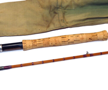 Alternative view of Hardy The Halford Knockabout 9' 6" 2 piece Palakona cane trout fly rod + makers bag