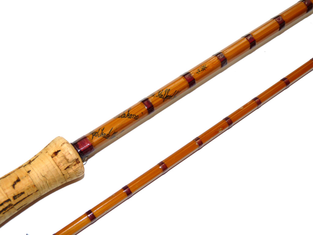 Hardy The Halford Knockabout 9' 6" 2 piece Palakona cane trout fly rod with makers bag