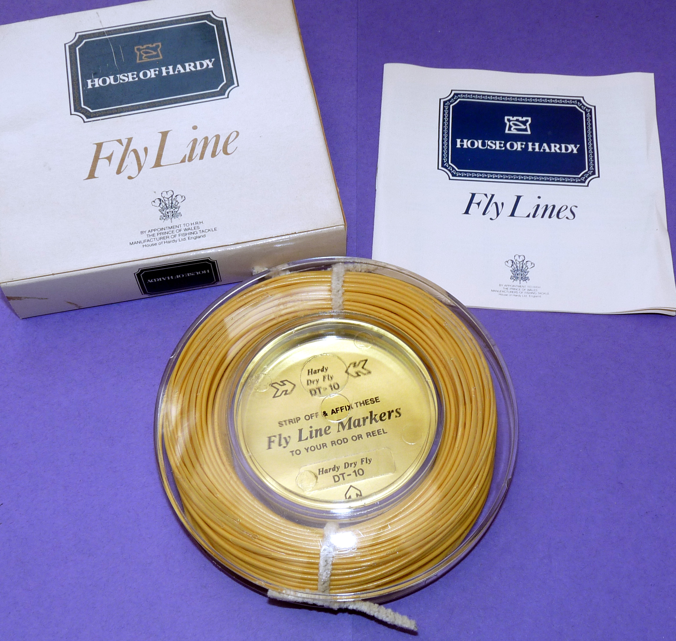 Hardy Dry Fly DT-10 Deluxe floating line, unused boxed trout fishing - Image 2