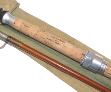 Alternative view of Hardy the Glaskona Light Spinning Rod, 8' 2 piece built 1964, rare rod casts 2oz mackerel bass pike