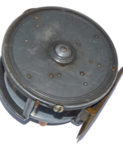 Alternative view of Hardy The Silex 4" Alloy Casting Reel c 1900 With Factory Rim Cut Out