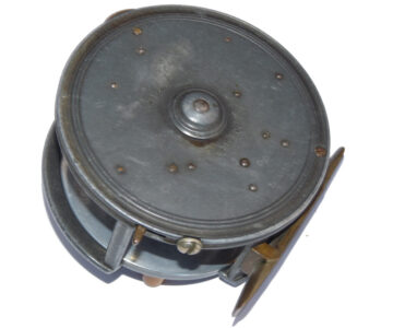 Alternative view of Hardy The Silex 4" Alloy Casting Reel c 1900 With Factory Rim Cut Out