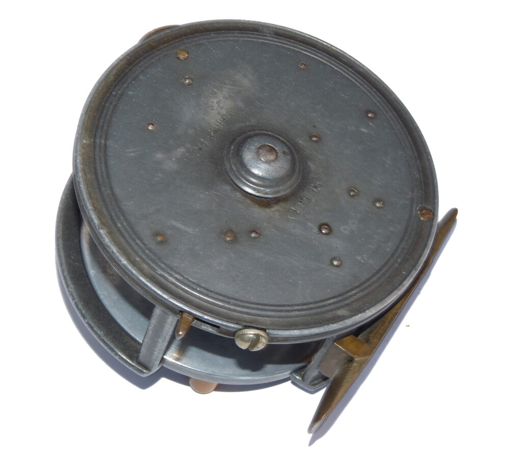 Hardy The Silex 4" Alloy Casting Reel c 1900 With Factory Rim Cut Out - Image 2