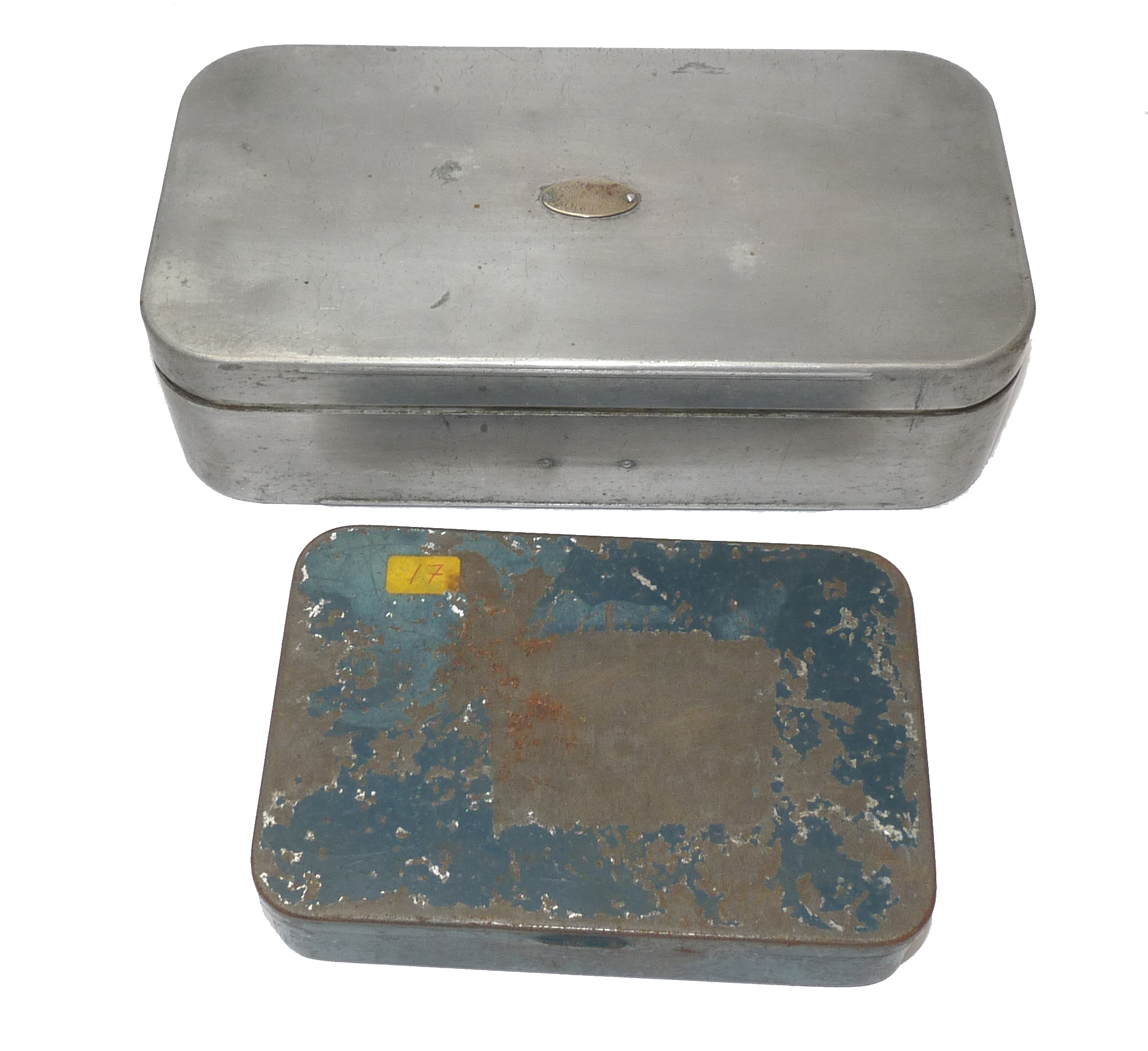 Hardy vintage alloy lure tin Spintac box & Devon minnows Gary Brooker - Image 3