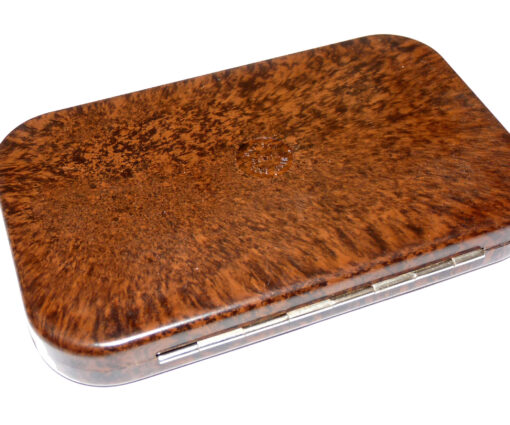Hardy Neroda vintage large slim pocket fly box with flies