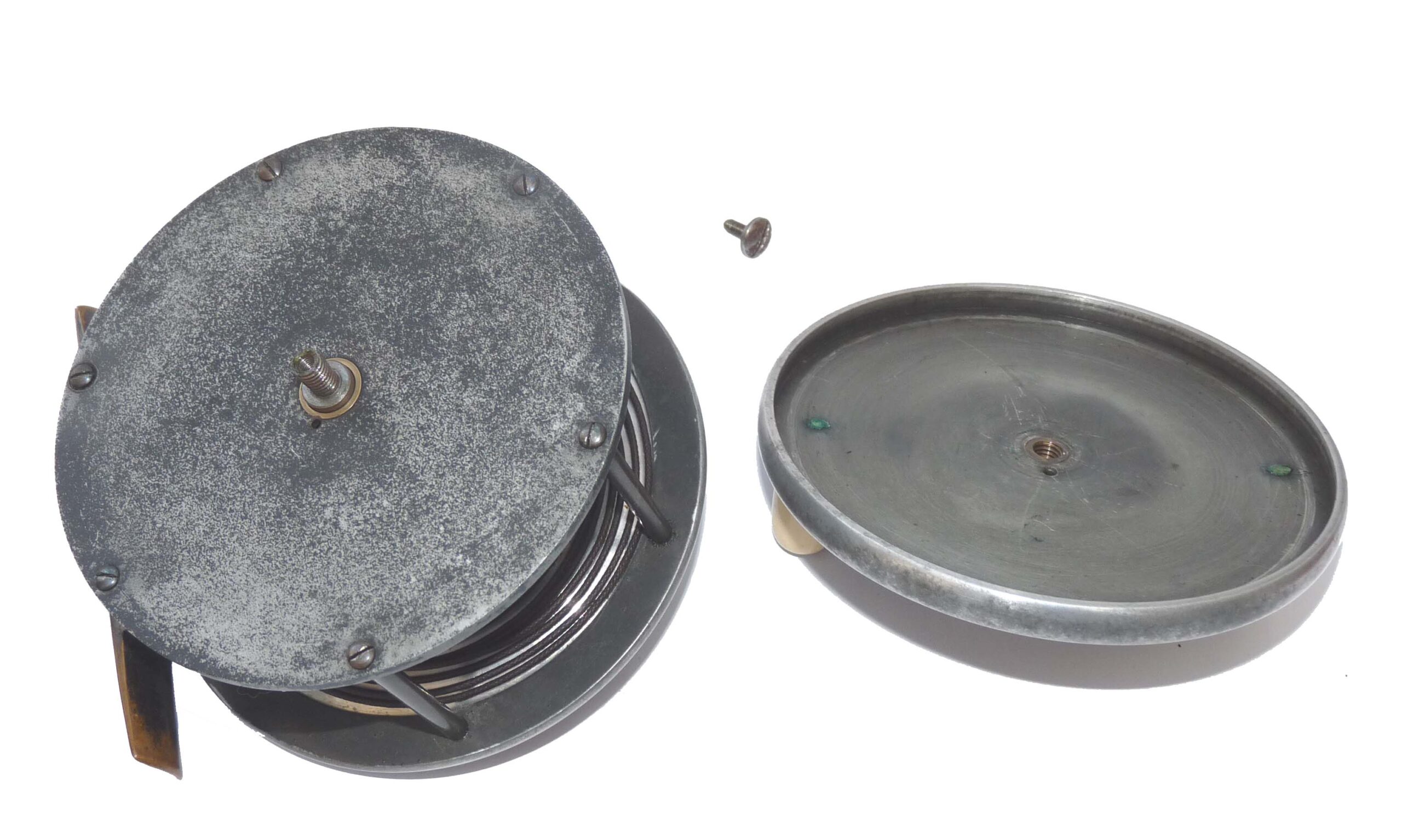 Hardy 4.5'' Combined Fly + Spinning reel dates 1894-98 factory original stunning reel - Image 4