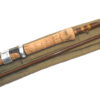 Hardy Invincible 2 piece 8' 8" spinning rod early fibreglass model white script use or collect