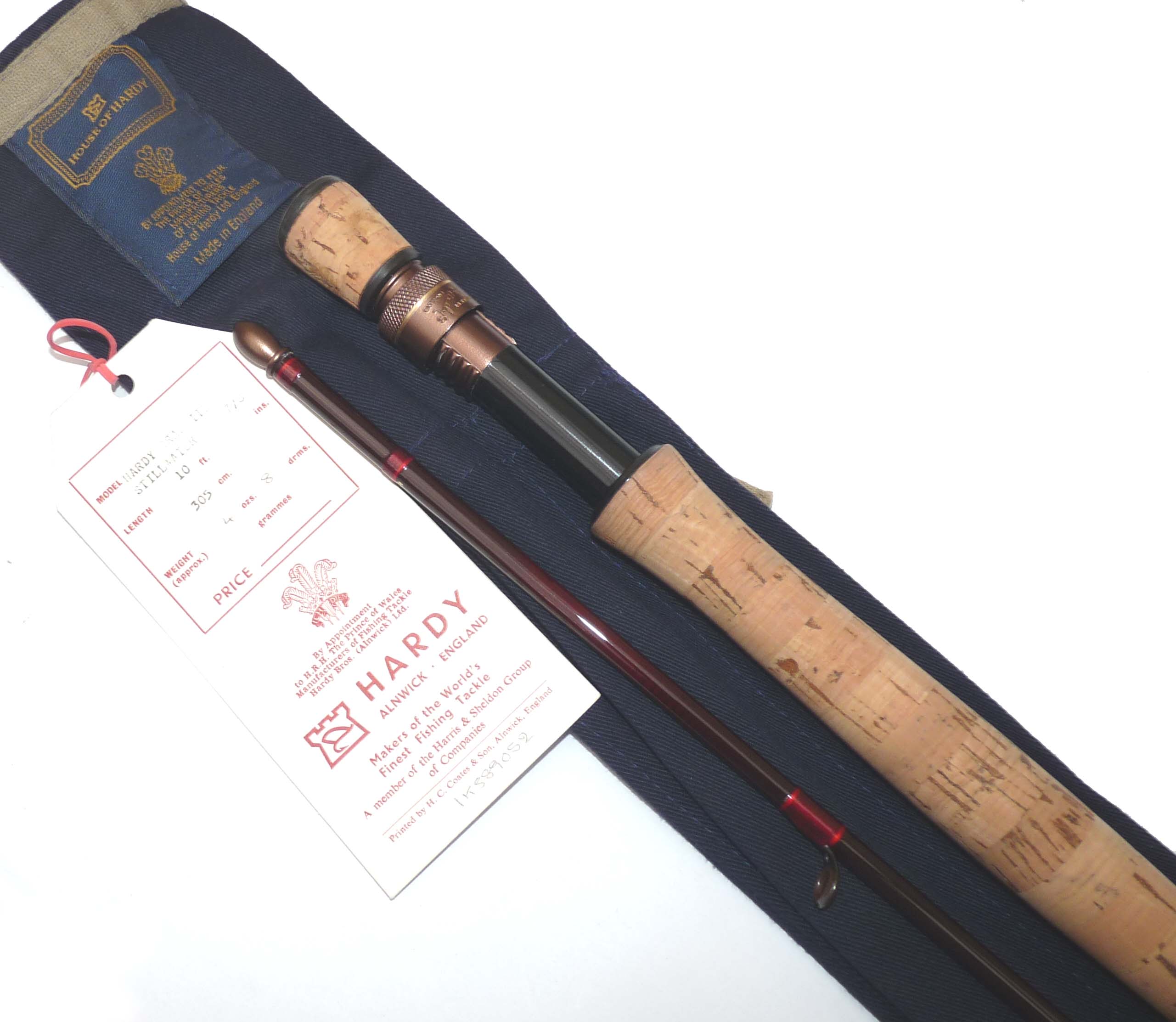 Hardy Graphite Stillwater 10’ 2 piece trout fly rod, original bag & hang tag best condition - Image 2