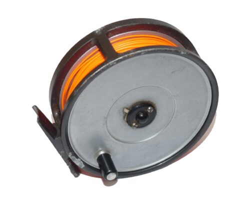 Hardy Hydra vintage classic light alloy fly reel with factory solid drum 3.75" + DT 8 F line