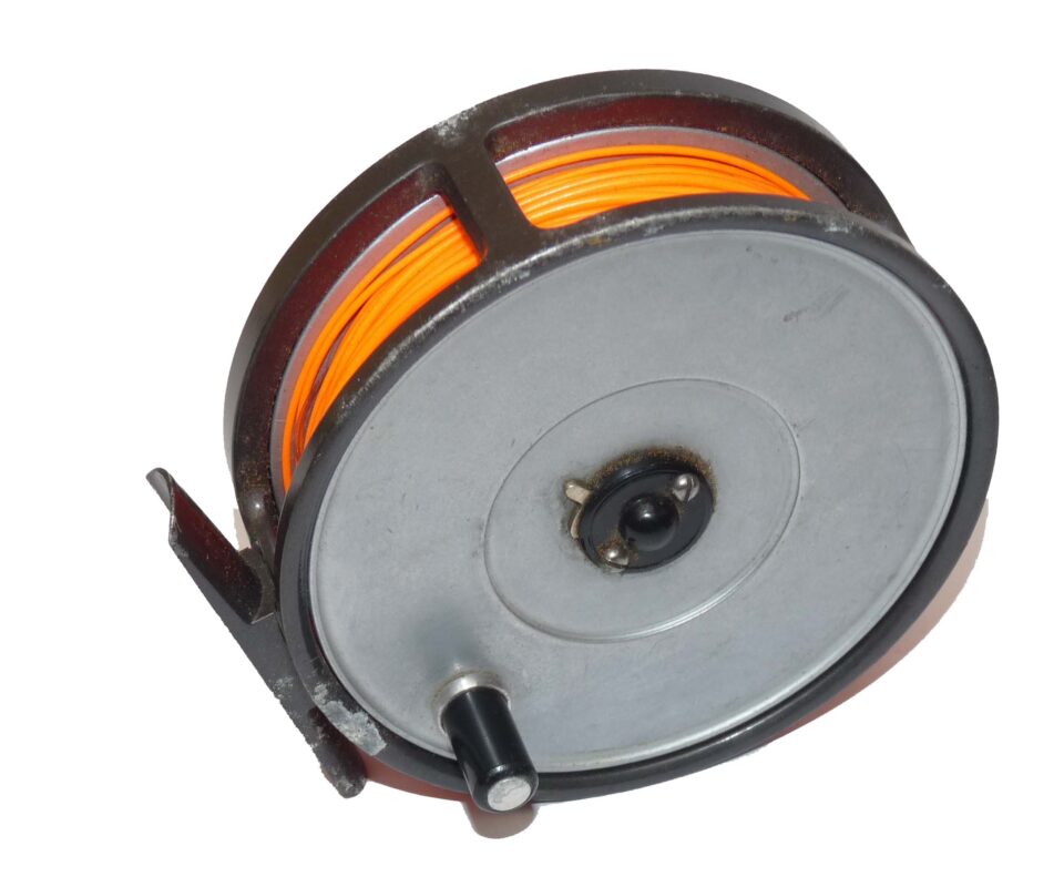 Hardy Hydra vintage classic light alloy fly reel with factory solid drum 3.75