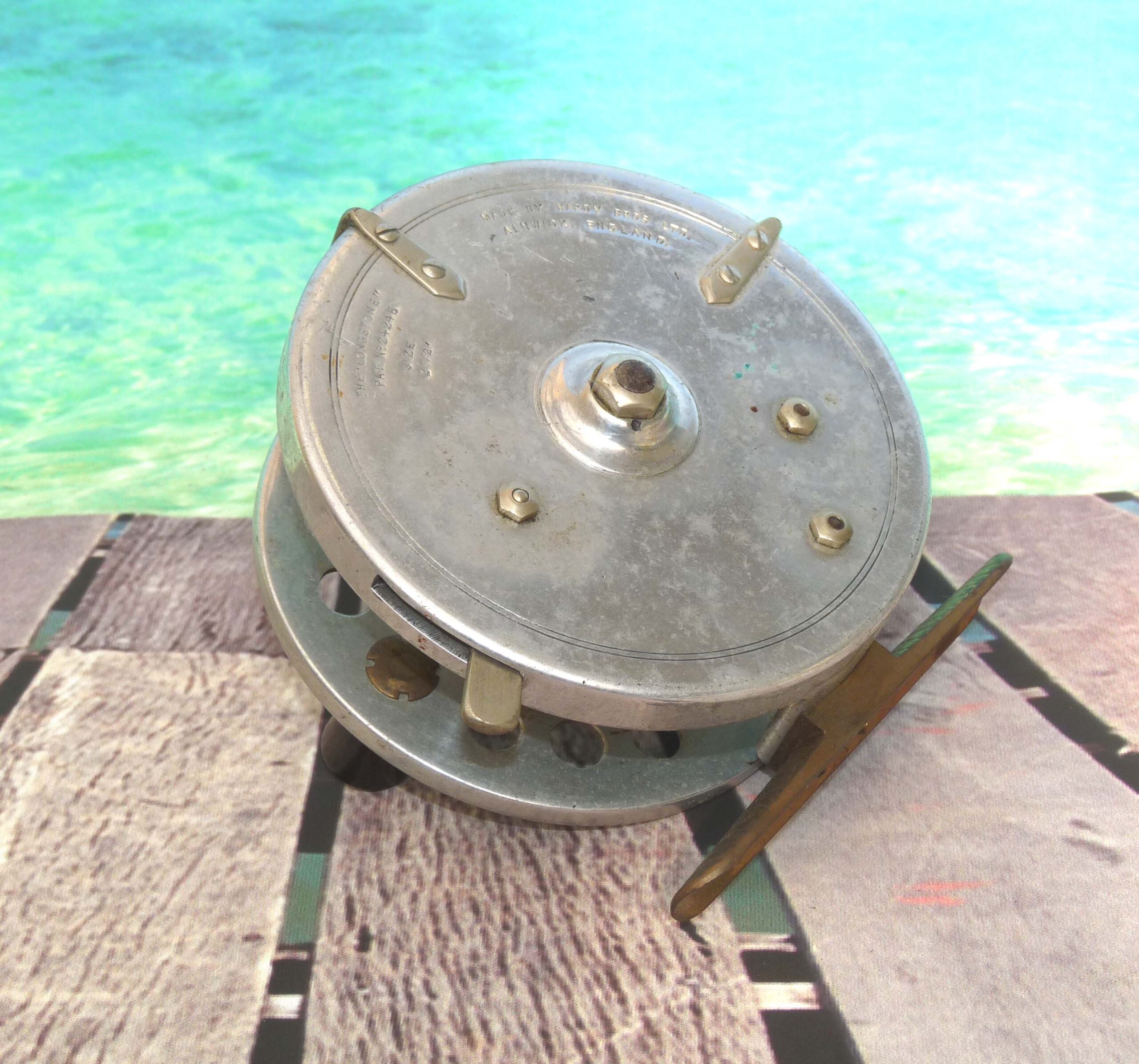 Hardy “The Longstone” 4.5” vintage alloy big game sea reel in good condition collect or use - Image 4