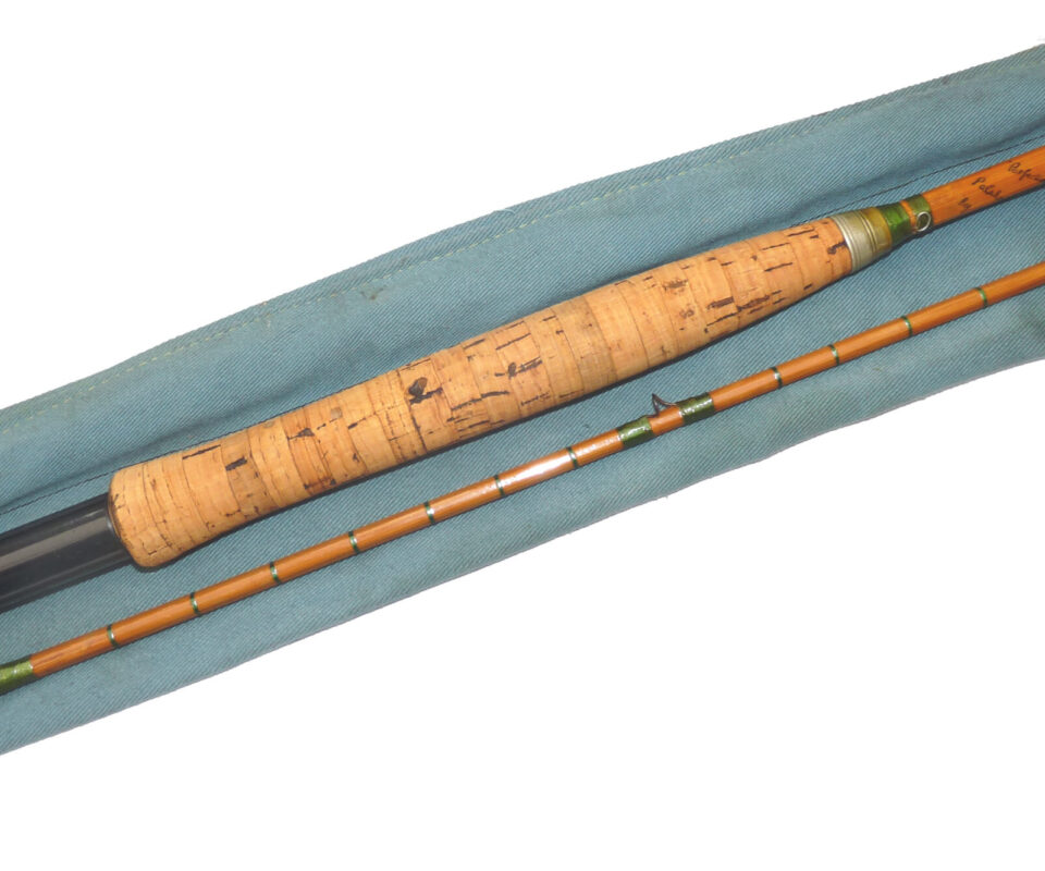 Hardy Perfection 9' 6" Palakona split cane trout fly rod 1918