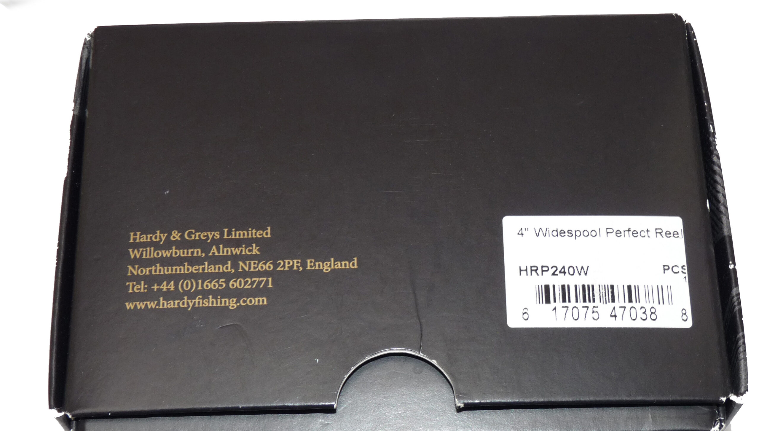 Hardy Perfect 4" Wide Spool salmon fly reel, RHW + handbook warranty card, case & outer box - Image 5