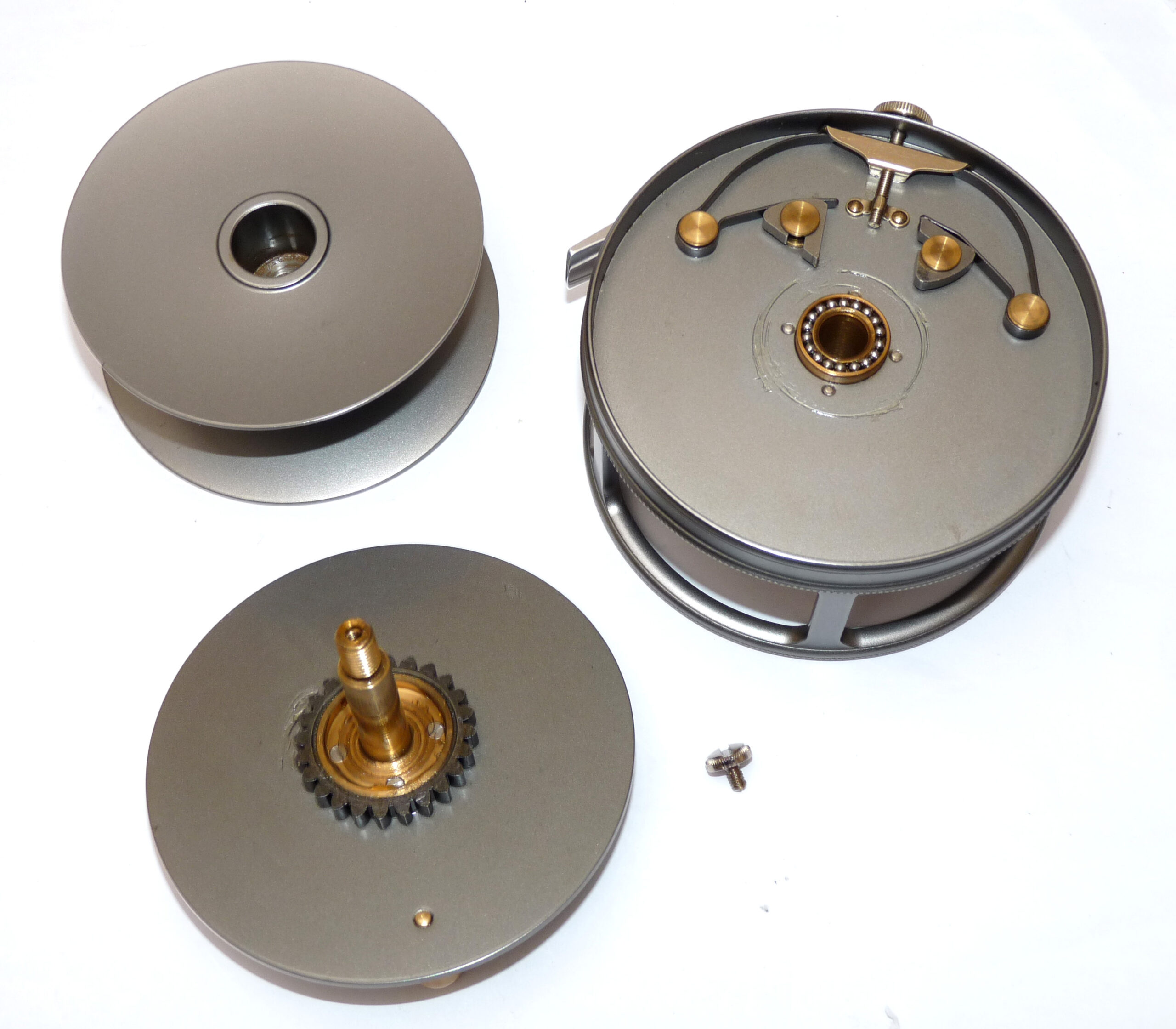 Hardy Perfect 4" Wide Spool salmon fly reel, RHW + handbook warranty card, case & outer box - Image 4