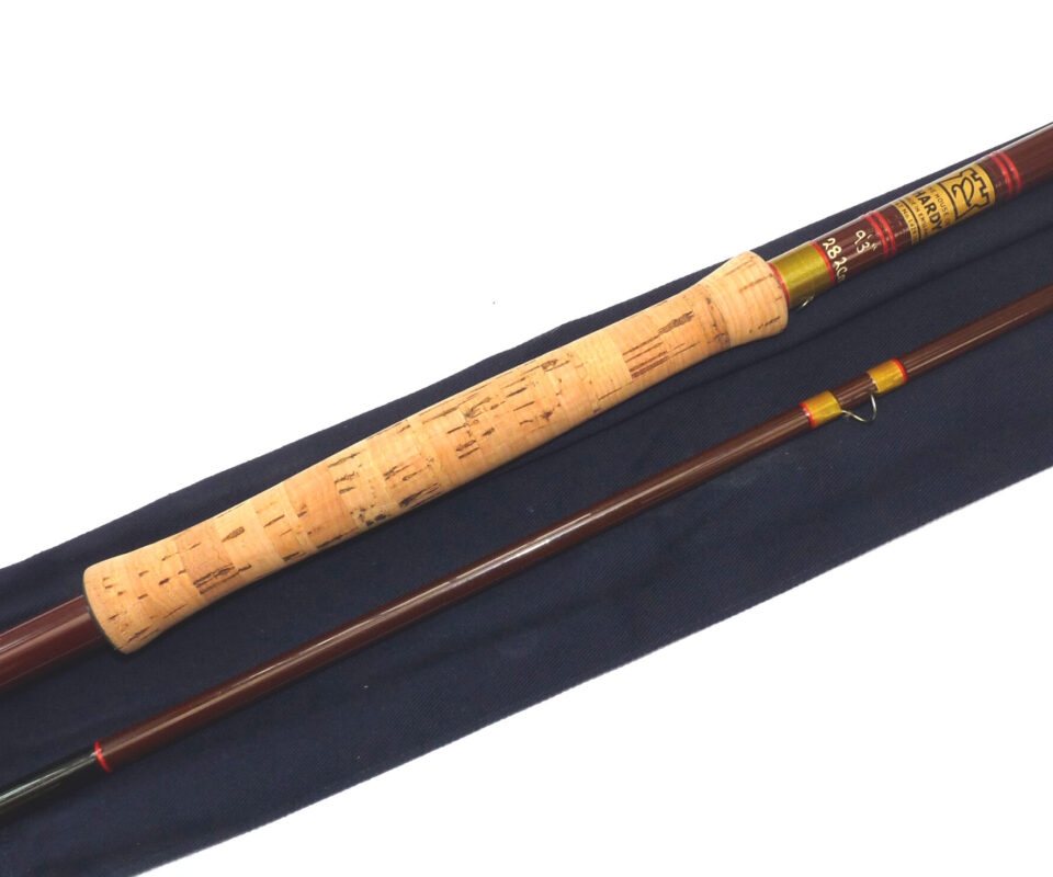 Hardy Richard Walker Reservoir Superlite 9’3” 2 piece hollow glass fly rod.# 7/8 fine condition with bag