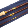Hardy Salmon Fly 14’ 3-piece brown Fibalite rod & Hardy bag