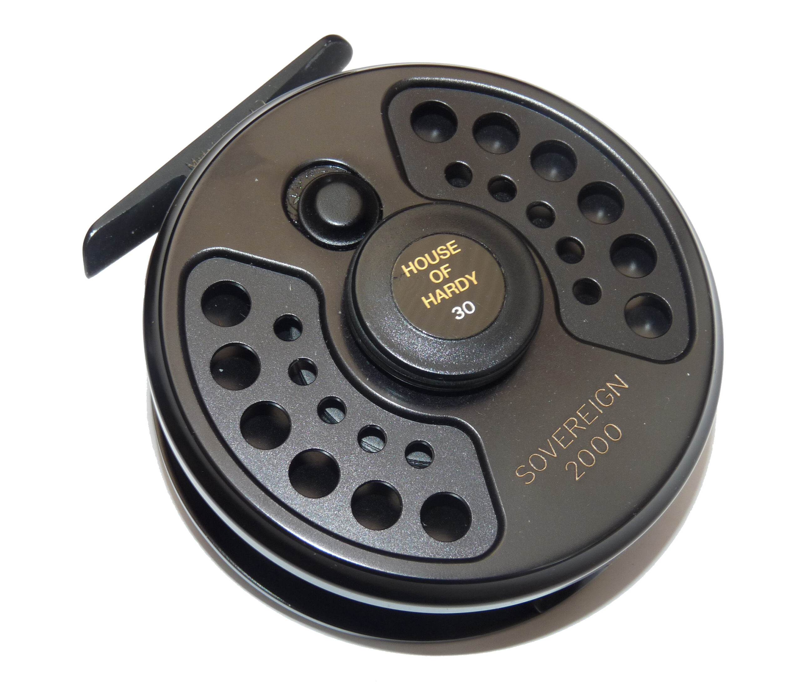 Hardy Sovereign 2000 #7 alloy fly reel No 30 + Hardy pokey bag, handbook & outer box - Image 4