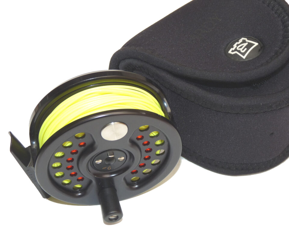 Hardy Sovereign 2000 #6 fly reel No174 Rio line & case.