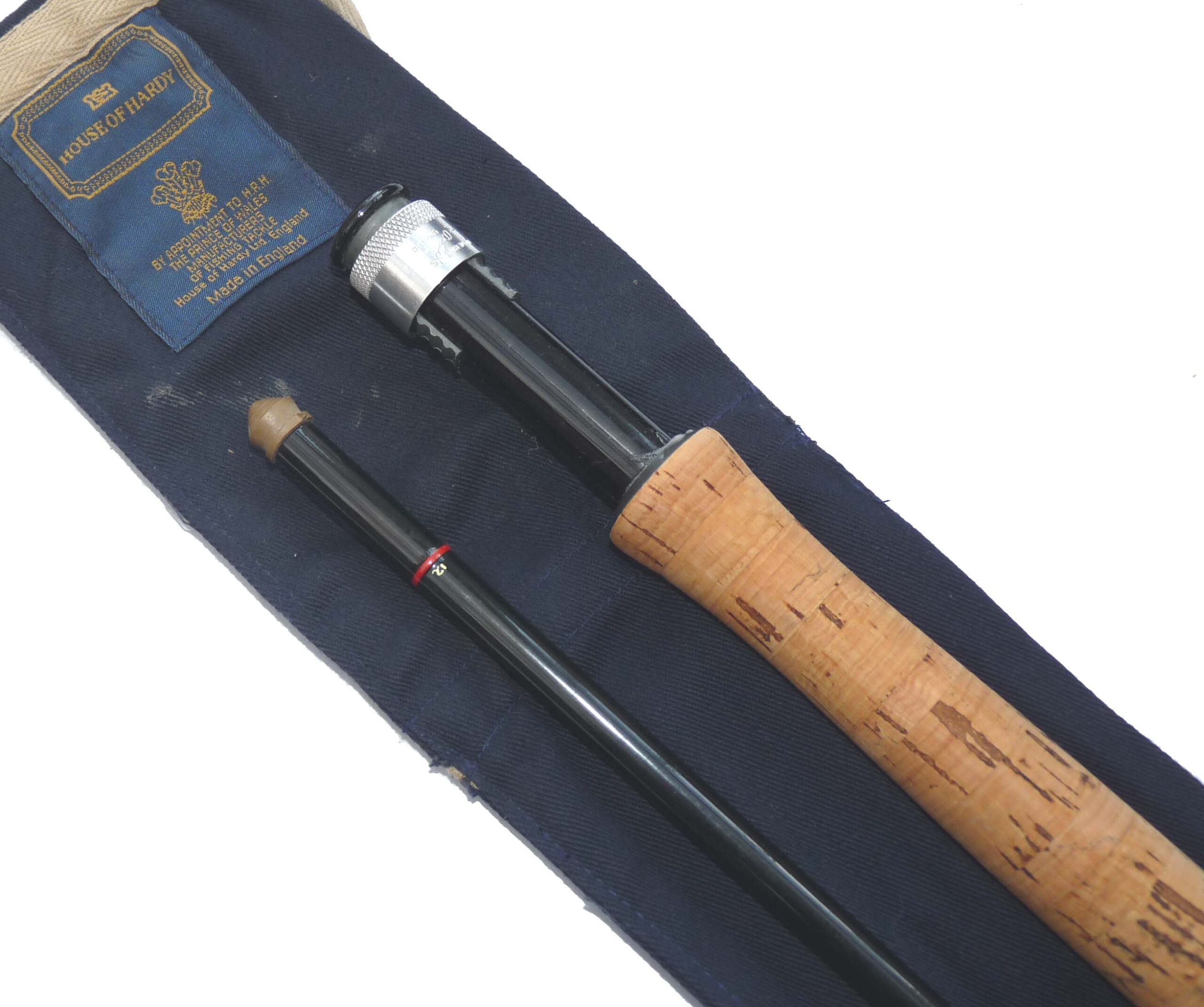 Hardy Richard Walker Reservoir Superlite 9’3” hollow glass fly rod - Image 2