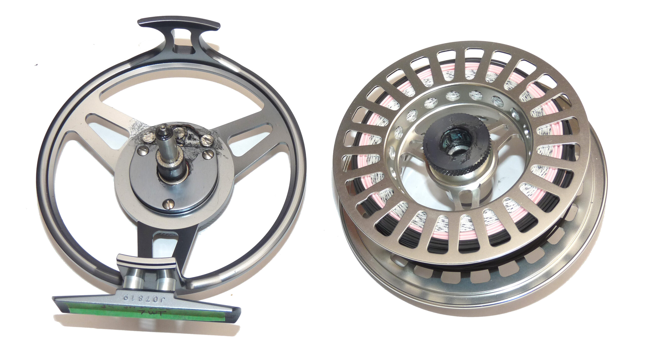 Hardy Swift MK2 975 large Arbor fly reel + line & case, mint - Image 4
